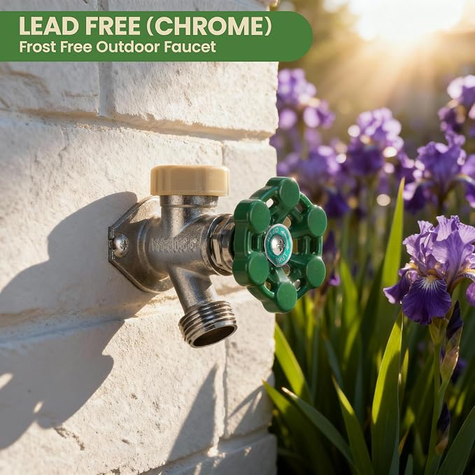 Watflow 12 Inch Anti-Siphon Frost Sillcock, ASME B16.34, Frost-Proof Outdoor - Image 3