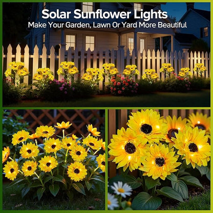 Solar Sunflower Lights Outdoor Waterproof - Image 5