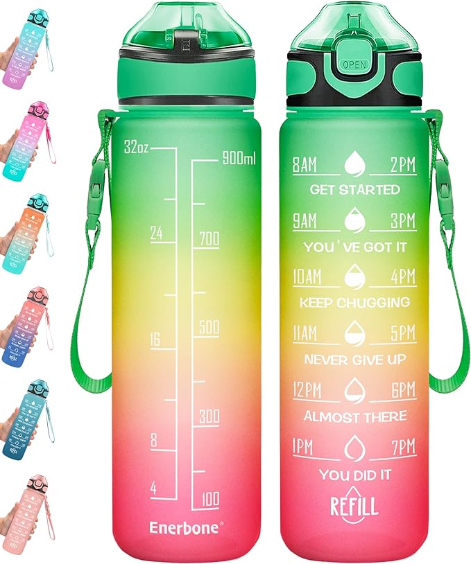 Enerbone 32 oz Drinking Water Bottle by Enerbone