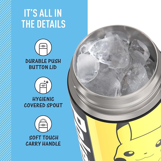 THERMOS FUNTAINER 16 Ounce Stainless Steel Vacuum Insulated Bottle - Image 4