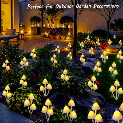 Solar Mushroom Lights for Outside, Unique Mushroom Garden Decor Gifts, Cute - Image 9