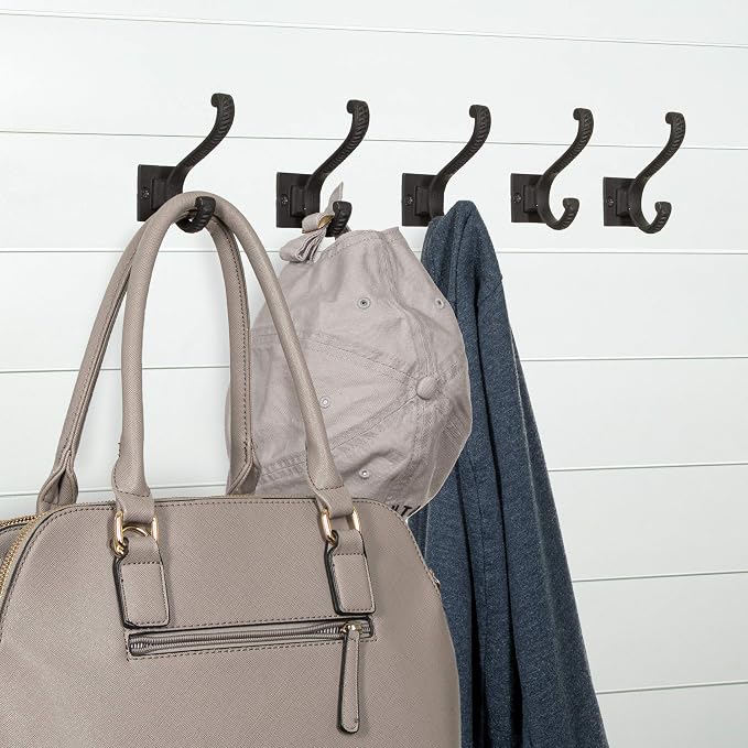 Claimed Corner Iron Scroll Coat Hooks - Image 8