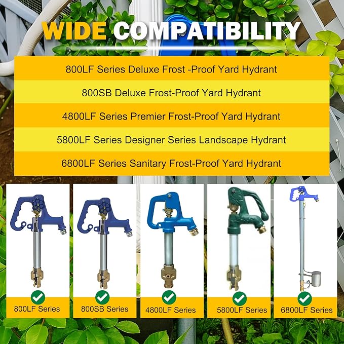 850 Sb Parts Kit Yard Water Hydrant Repair Kits 9401324 & 8842 Plunger fits - Image 2