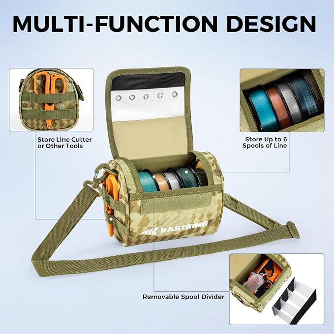 KastKing BaitSpace Line Management Bag, Fishing Line Storage Bag - Image 4