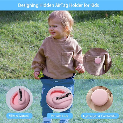 Air Tag Holder for Kids, Hidden GPS Tracker Case - Image 2