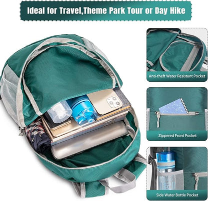 ZOMAKE Ultra Lightweight Hiking Backpack 20L, Packable Small Backpacks Water - Image 3