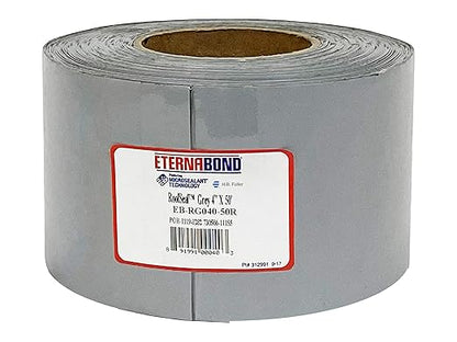 EternaBond RoofSeal Gray 4" x50' MicroSealant UV Stable RV Roof Seal Repair by ETERNABOND