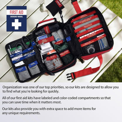 Advanced First Aid Kit, Comprehensive Trauma First Aid Kits - Image 4