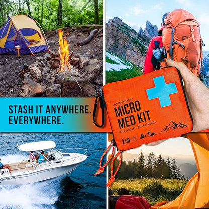 EVERLIT Mini First Aid Kit, Ultralight Compact Water-Resistant Hiker Medical Kit - Image 7