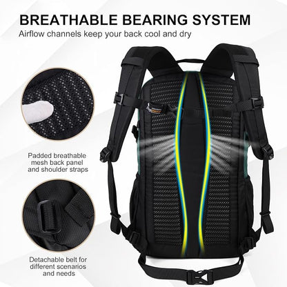 MOUNTAINTOP Hiking Backpack, 25L Camping Backpack, Men Women Hiking Daypack - Image 6
