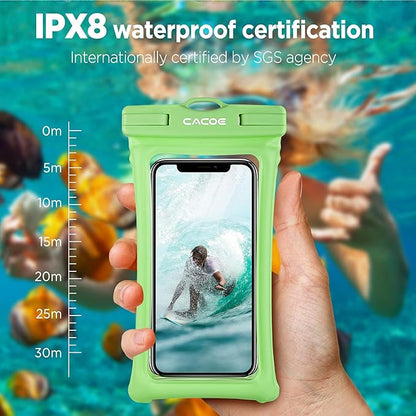 CACOE Floating Universal Waterproof Phone case 2 Pcs-Up to 7.0", Phone Pouch - Image 3