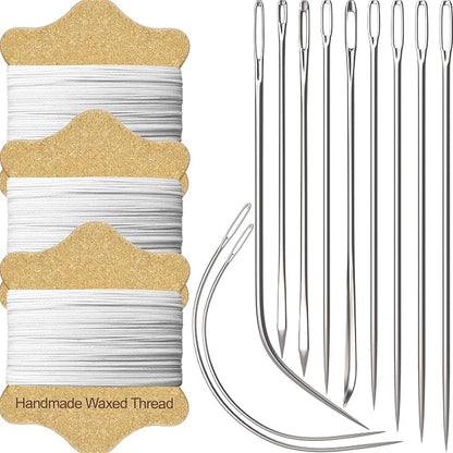 VONEEDL Upholstery Repair Kit: Waxed Sewing Thread & Heavy Duty Needles by VONEEDL