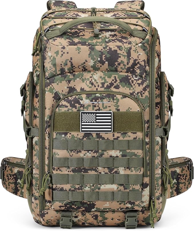 Maelstrom Tactical Backpack for Men, Water Resistant 40L Military Backpack by Maelstrom
