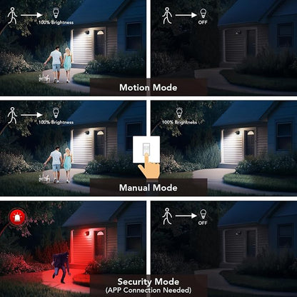 OREiN Outdoor Motion Sensor Light, Smart Motion Lights - Image 3