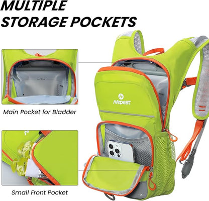 Nepest Kids Hydration Backpack, Mini Water Backpack - Image 2