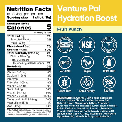 Venture Pal Sugar Free Electrolyte Powder Packets - Image 2