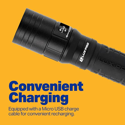 LUXPRO XP980 Pro Series Rechargeable Utility LED Flashlight - Image 5