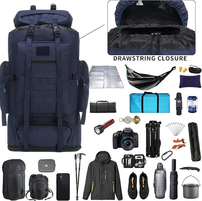 Hiking Backpack for Men 70L/100L Camping Backpack Military Rucksack Molle 3 - Image 4