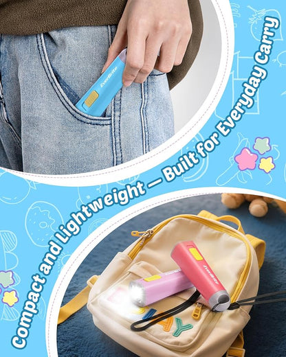 EverBrite 4-Pack Mini LED Plastic Flashlights, Small Flashlight - Image 7