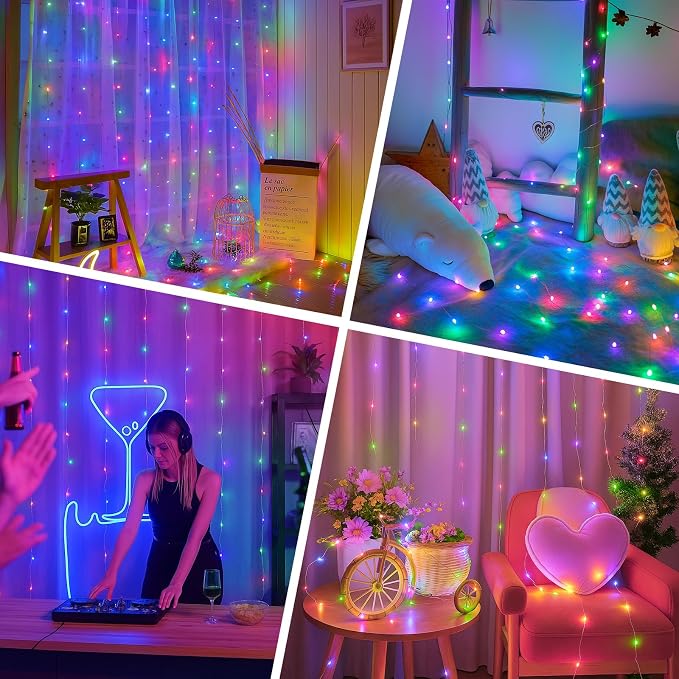 Lakumu Multicolor Fairy Lights Battery Operated, Twinkle Lights - Image 7