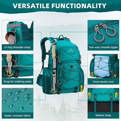Maelstrom Hiking Backpack, 40L Waterproof Camping Daypack - Image 3