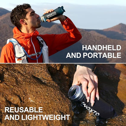 INOXTO Soft Flask, Collapsible Soft Water Bottles - Image 7