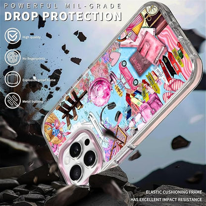 Case for iPhone 15 Pro, Cover Holiday Trip World Map Phone Case Design，for - Image 5
