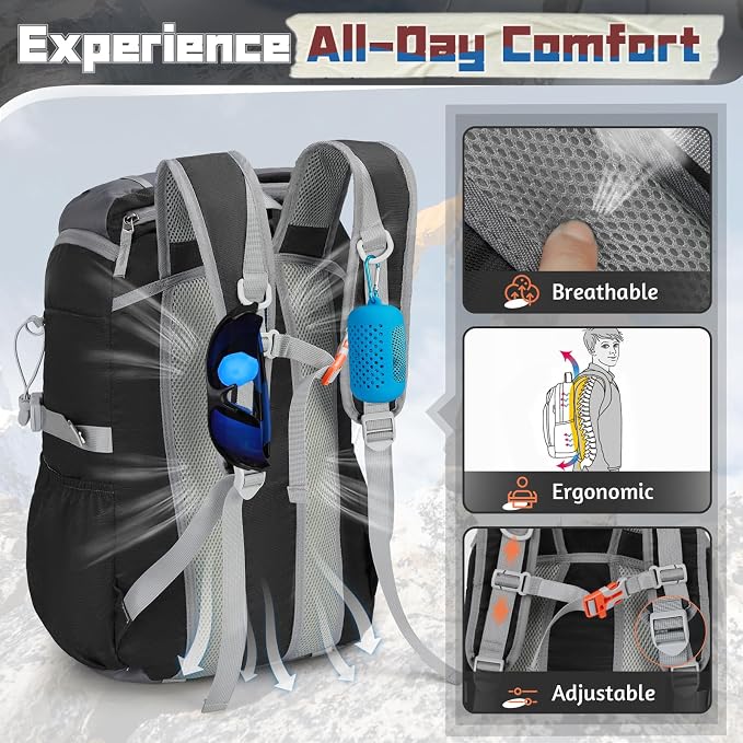 RAINSMORE Foldable Hiking Backpack - Image 6