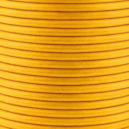 Mandala Crafts Round Genuine Gold Leather Cord - Image 3