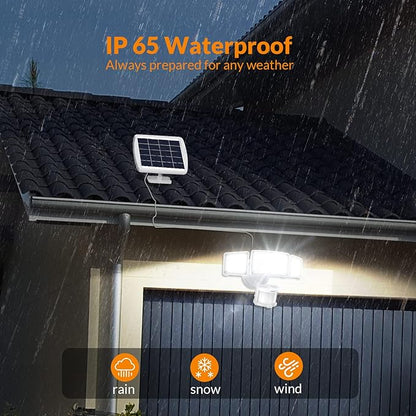 LEPOWER 1600LM LED Solar Security Lights Motion Outdoor, Motion Sensor Light - Image 5