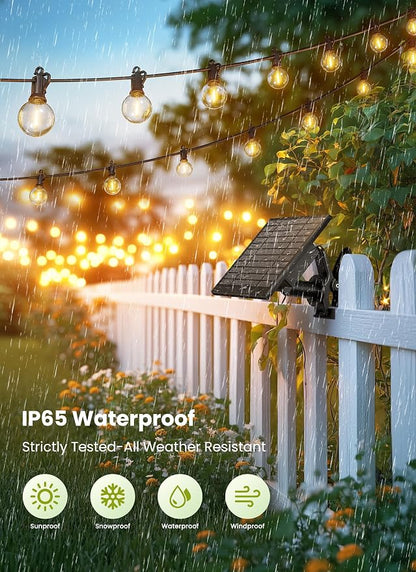Brightown 75FT Solar String Lights Outdoor Waterproof - Image 3