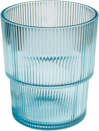 Fine Ribbed Acrylic Drinking Glass by Unknown