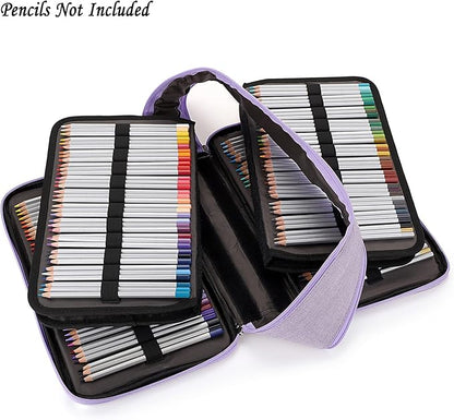 BTSKY Colored Pencil Case 360 Slots Pen Pencil Bag Organizer High Capacity Pens - Image 5