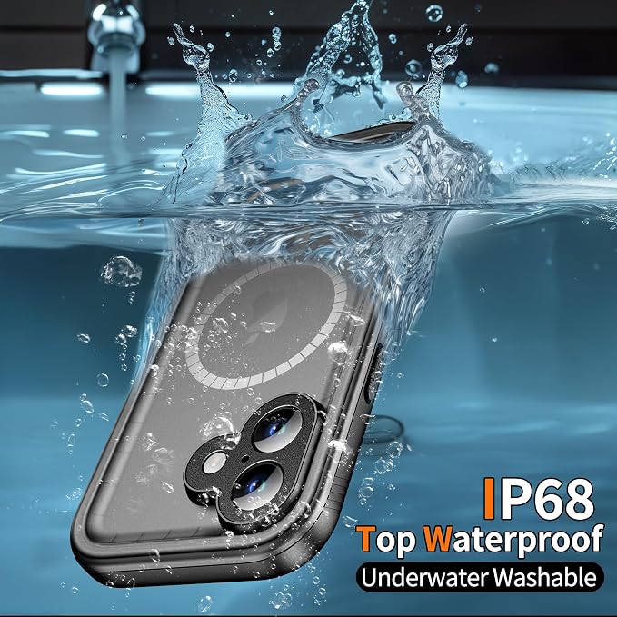 Cozycase for iPhone 17 Waterproof Case Full-Body Bumper Shockproof Dustproof - Image 3
