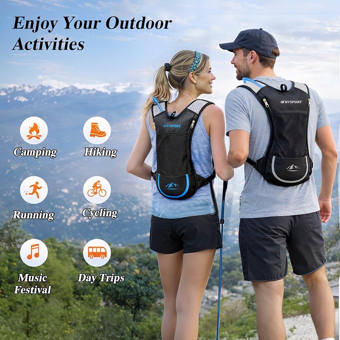 2 Pack Hydration Backpack Pack - Image 6