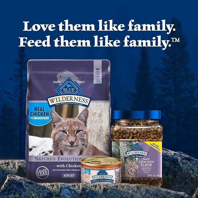 Blue Buffalo Wilderness Natural Adult Dry Cat Food, High-Protein and Grain-Free - Image 10