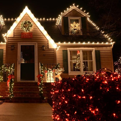 TW SHINE Valentine's Day Red Lights, 20FT 100 Count Incandescent Christmas Mini - Image 3