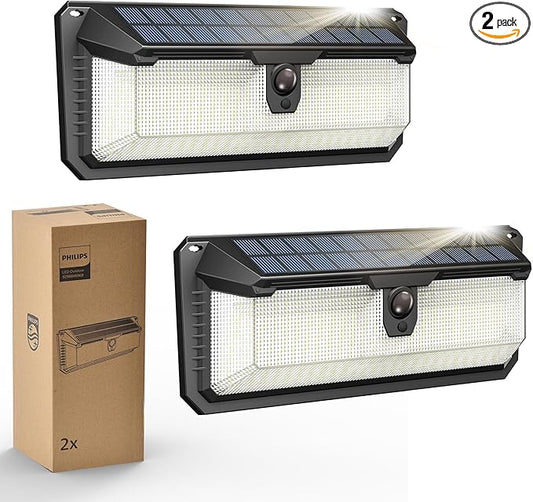 Philips Solar Lights Motion Sensor Outdoor, 258 LEDs Solar Powered Security by PhilipsLightingLED