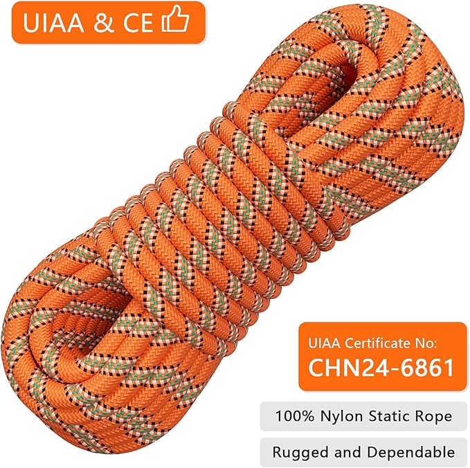 X XBEN Outdoor Climbing Rope 10M 20M 30M 50M 70M 152M 352M Static Rock Climbing - Image 2