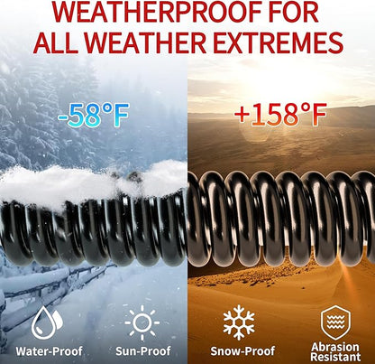 25 FT 14/3 Extension Cord Outdoor, Heavy Duty Weatherproof & Flame Retardant - Image 5