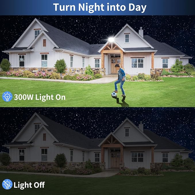 ISUERFY 300W LED Flood Light Outdoor - Image 7