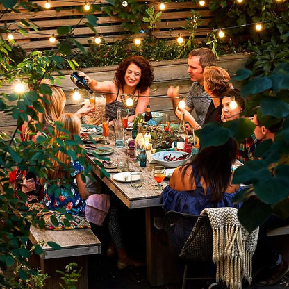 150FT LED Globe Outdoor String Lights, Dimmable Patio - Image 6
