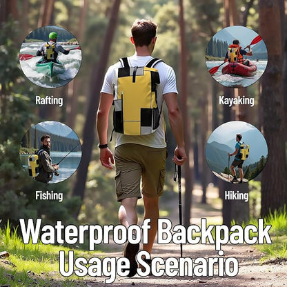 Dry Bag Waterproof Backpack for Women Men, 5L Small Roll Top Lightweight Dry - Image 8