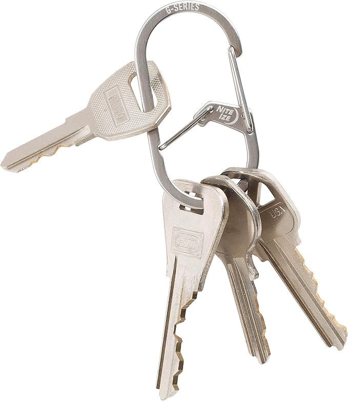 Nite IZE GS2-11-R6 G-Series Dual Chamber Carabiner, Stainless Steel - Image 4