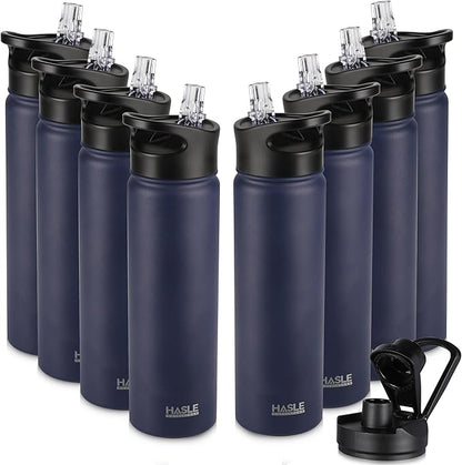 HASLE OUTFITTERS Insulated Water Bottle 22 oz Double Wall Stainless Steel Water by HASLEOUTFITTERS