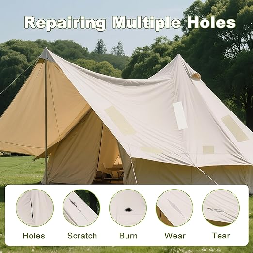 Besezx Canvas Repair Patch, Outdoor Gear Patch, 7.87x5.9 Inches 8PCS, - Image 7