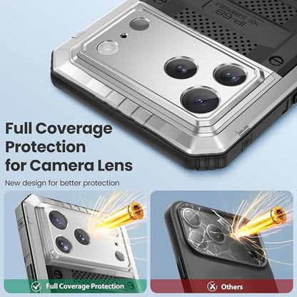Mitywah Waterproof Case for iPhone 17 Pro, Rugged Metal Case - Image 6