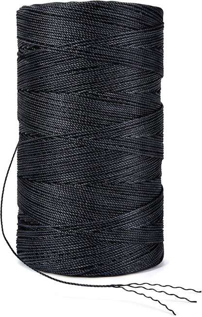 HONGDA Tarred Bank Line Twine, 1920 Feet Nylon Twine #9 Bank Line-Black Nylon - Image 6