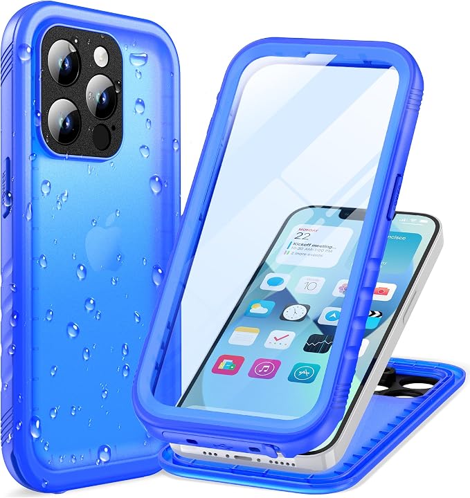 Cozycase for iPhone 15 Pro Waterproof Shockproof Dustproof Case by Cozycase