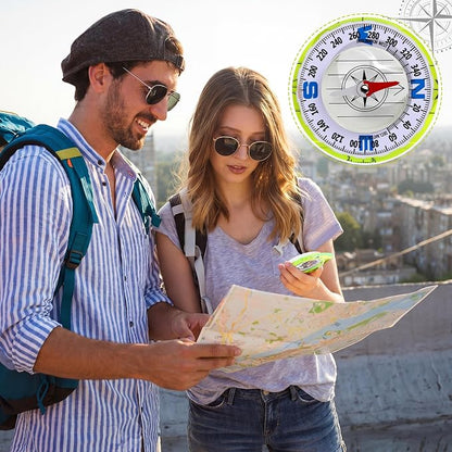 20 Pcs Acrylic Orienteering Compass Hiking Backpacking Survival Reliable - Image 6
